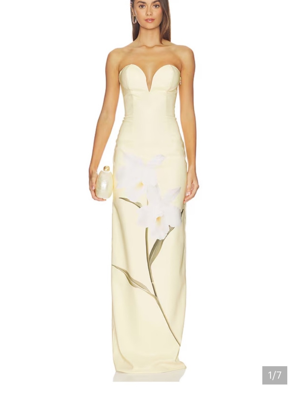 Katie may Ursula gown butter floral